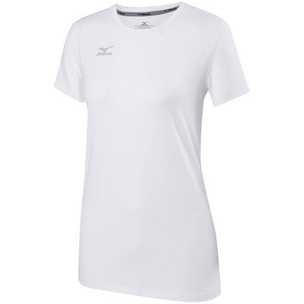 Camisetas Mizuno Voleibol Attack 2.0 Para Mujer Blancos 1354896-EL